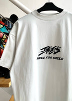 Navy Cotton Graphic Short-Sleeve - Men's