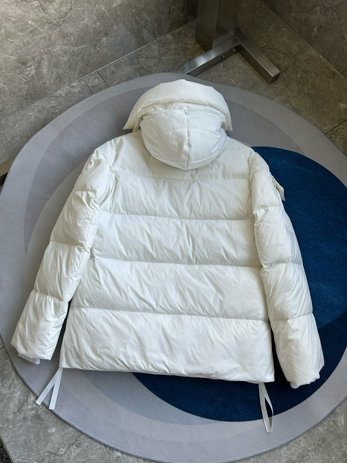 Black and White Parka - Men's