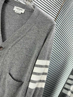 4-Bar Cardigan Navy - Men's