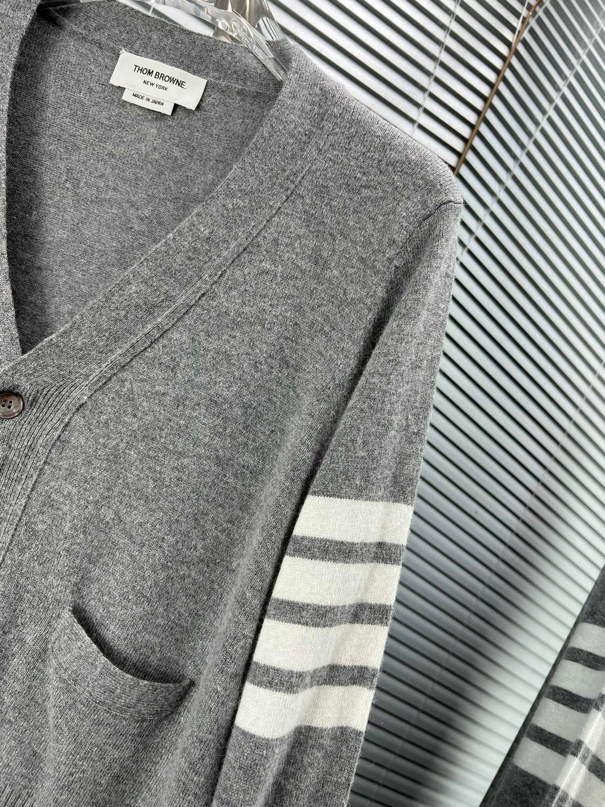 4-Bar Cardigan Navy - Men's