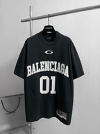Black Jersey Numeral Short-Sleeve - Men's