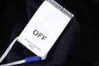 Black Cotton Text Logo Drawstring - Men's