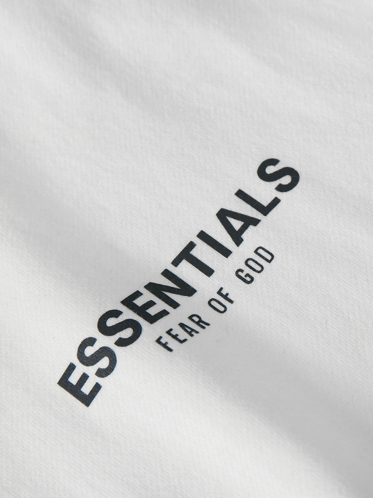 Essentials White Small Logo Sweatshirt - Men's