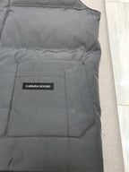 Black Nylon Arm Patch Gilet - Men's