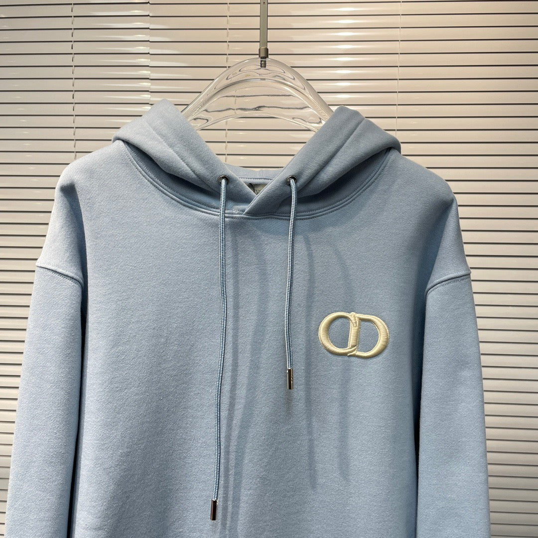 Navy Cotton Plain Pullover - Men's