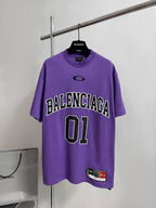 Black Jersey Numeral Short-Sleeve - Men's