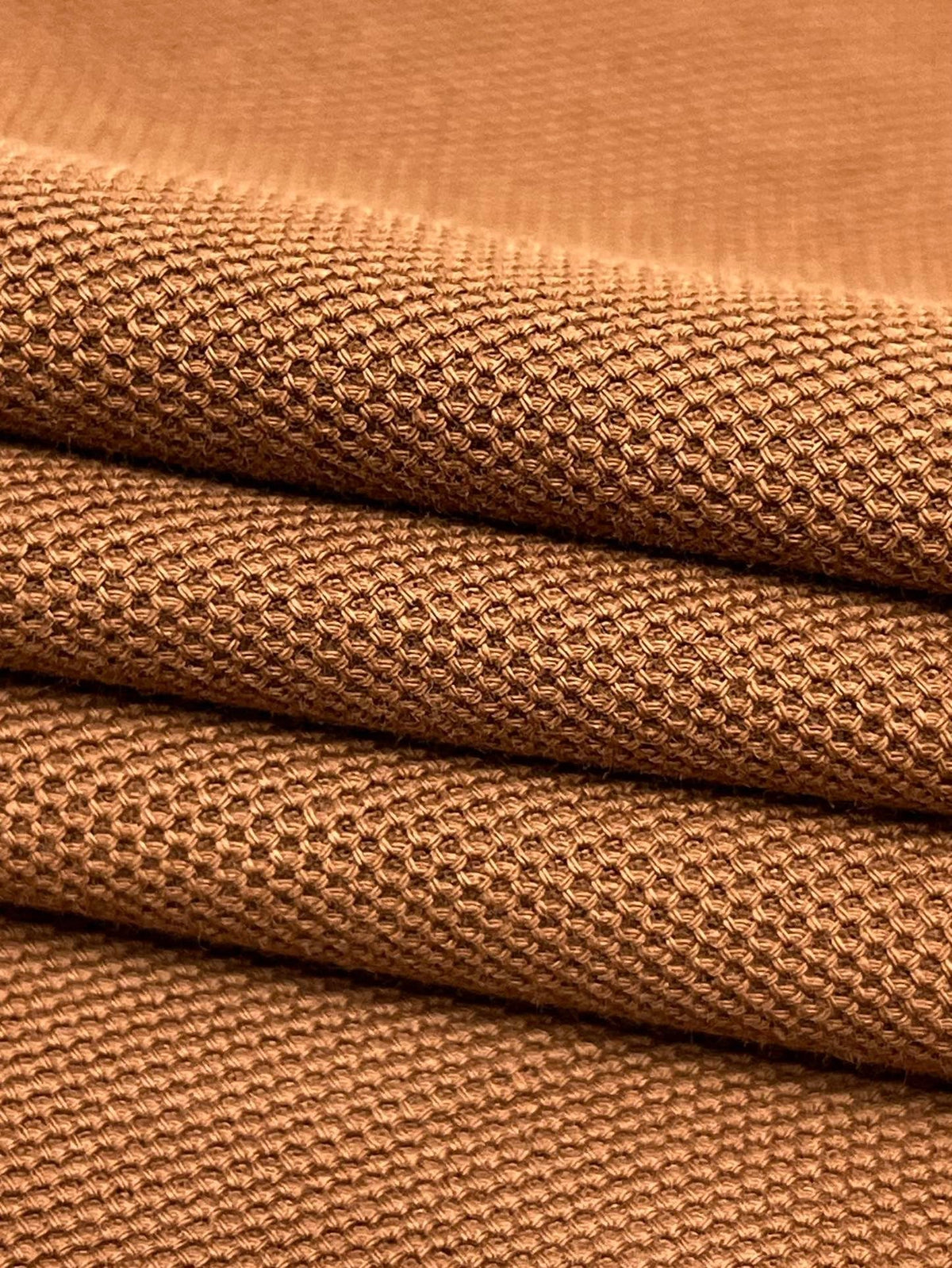 Orange Cotton Plain Short-Sleeve - Men's