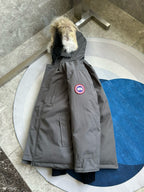 Black and Grey Parka - Men's