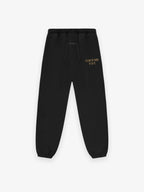 Grey Cotton Logo Joggers - Men's