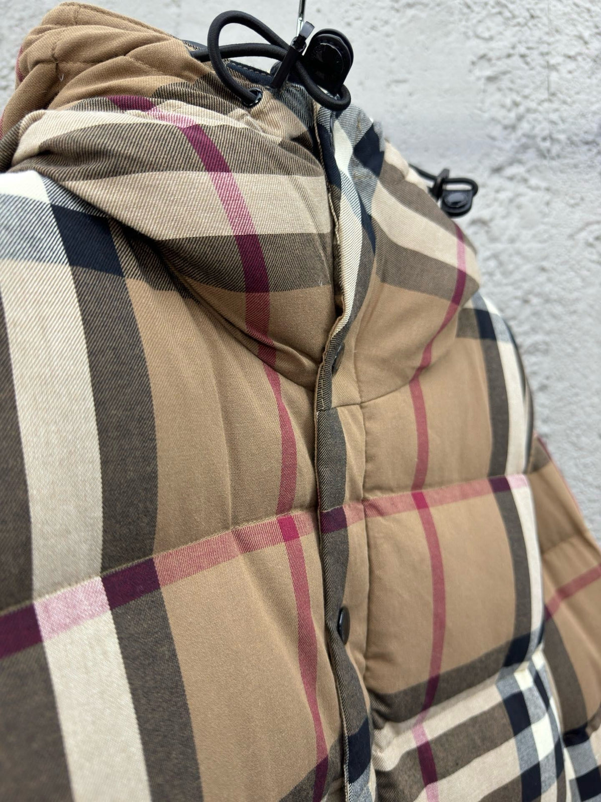 Vintage Check Hooded Jacket - Men's