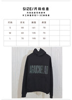 Black Cotton Tonal Text Pullover - Men's