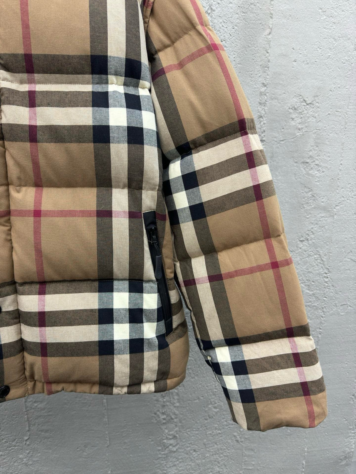 Vintage Check Hooded Jacket - Men's