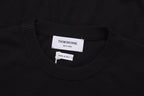 Grey Wool Four-Bar Crewneck - Men's