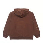 Brown Cotton Web Print Pullover - Men's