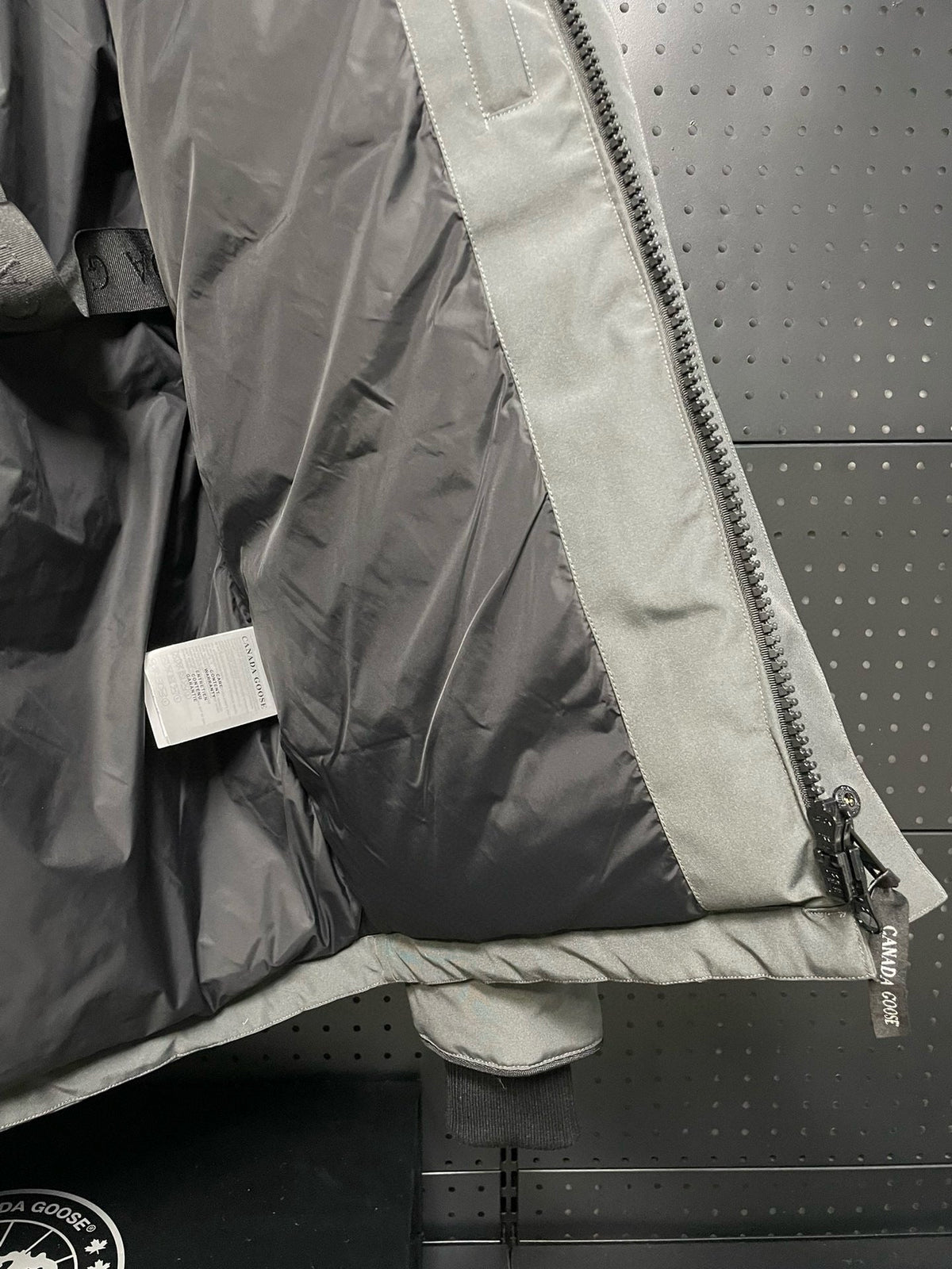 Black Nylon Down Parka - Men's