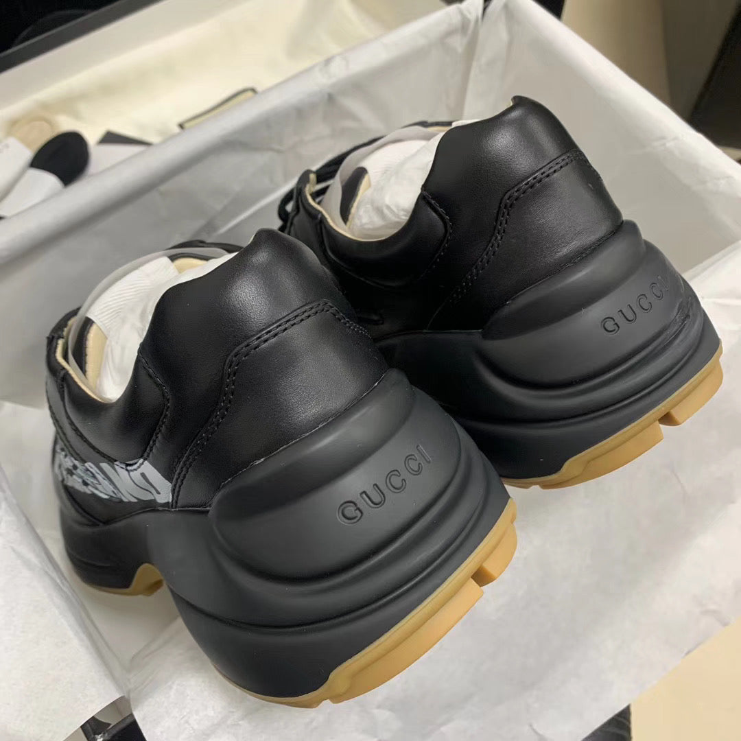 Rhyton Band Black Sneakers