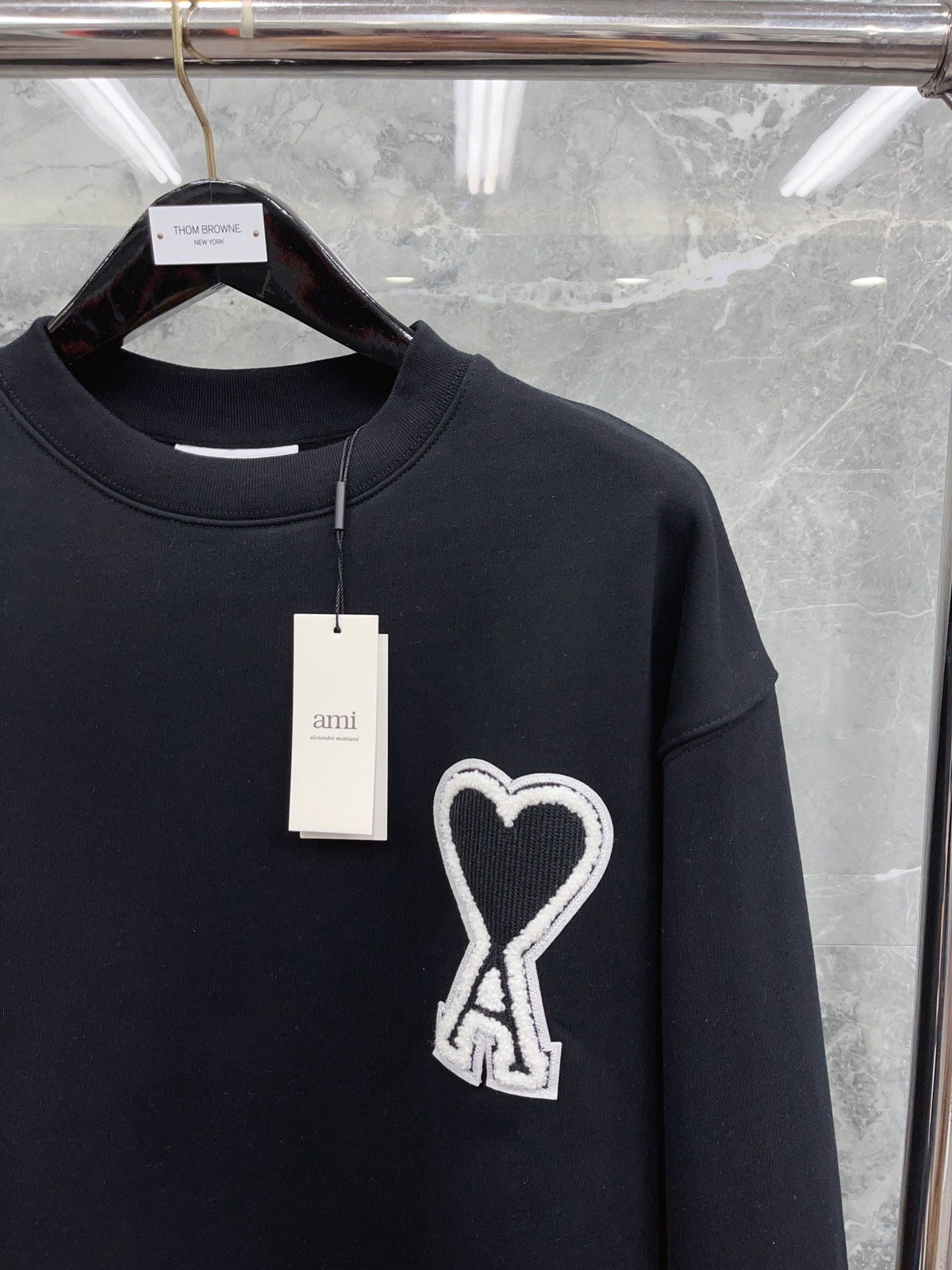 Black and White Sweatshirt - Men's