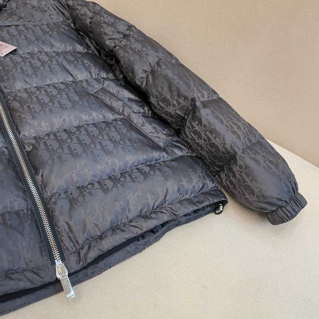 Black Puffer Jacket - Men's