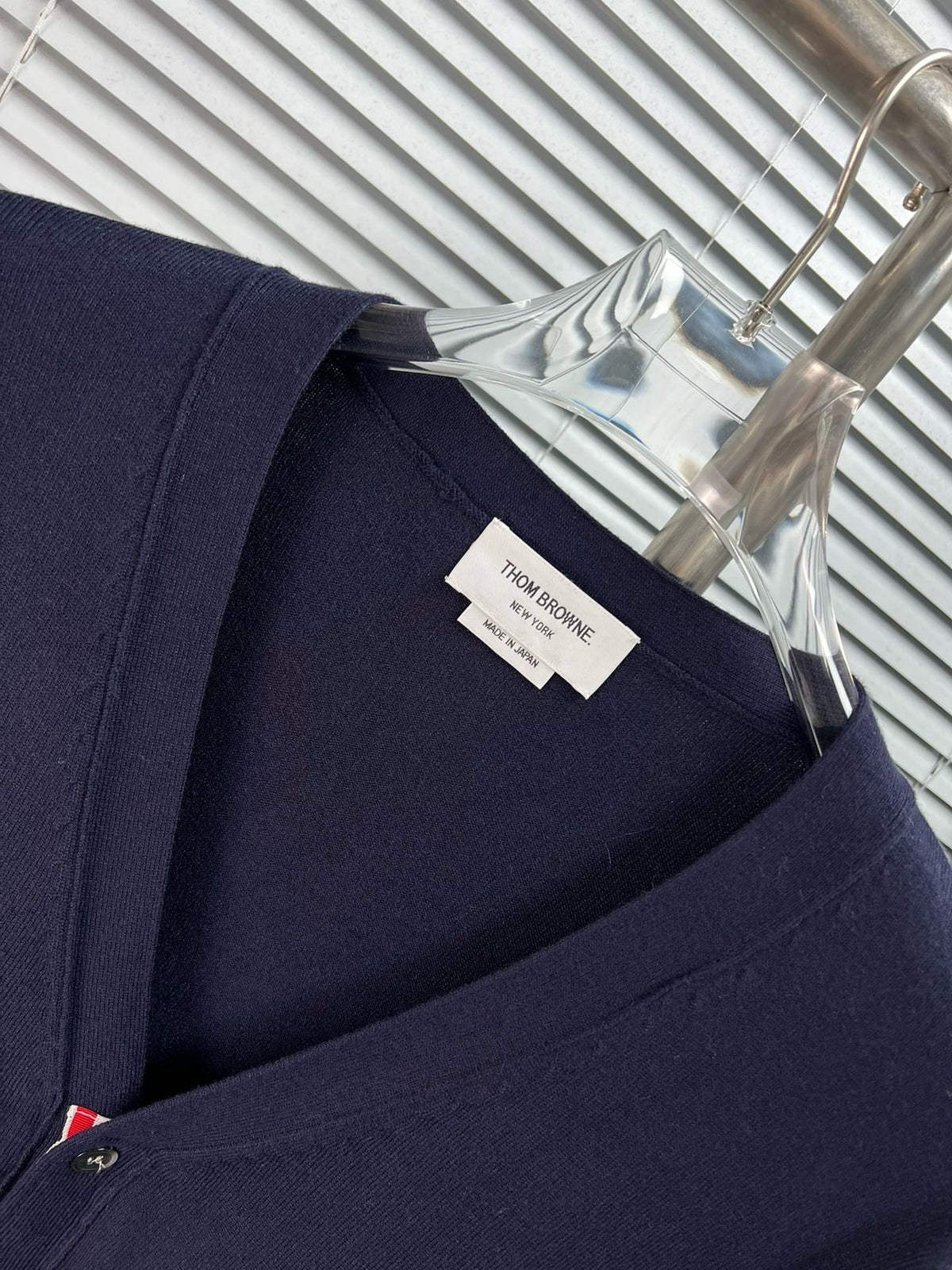 4-Bar Cardigan White - Men's