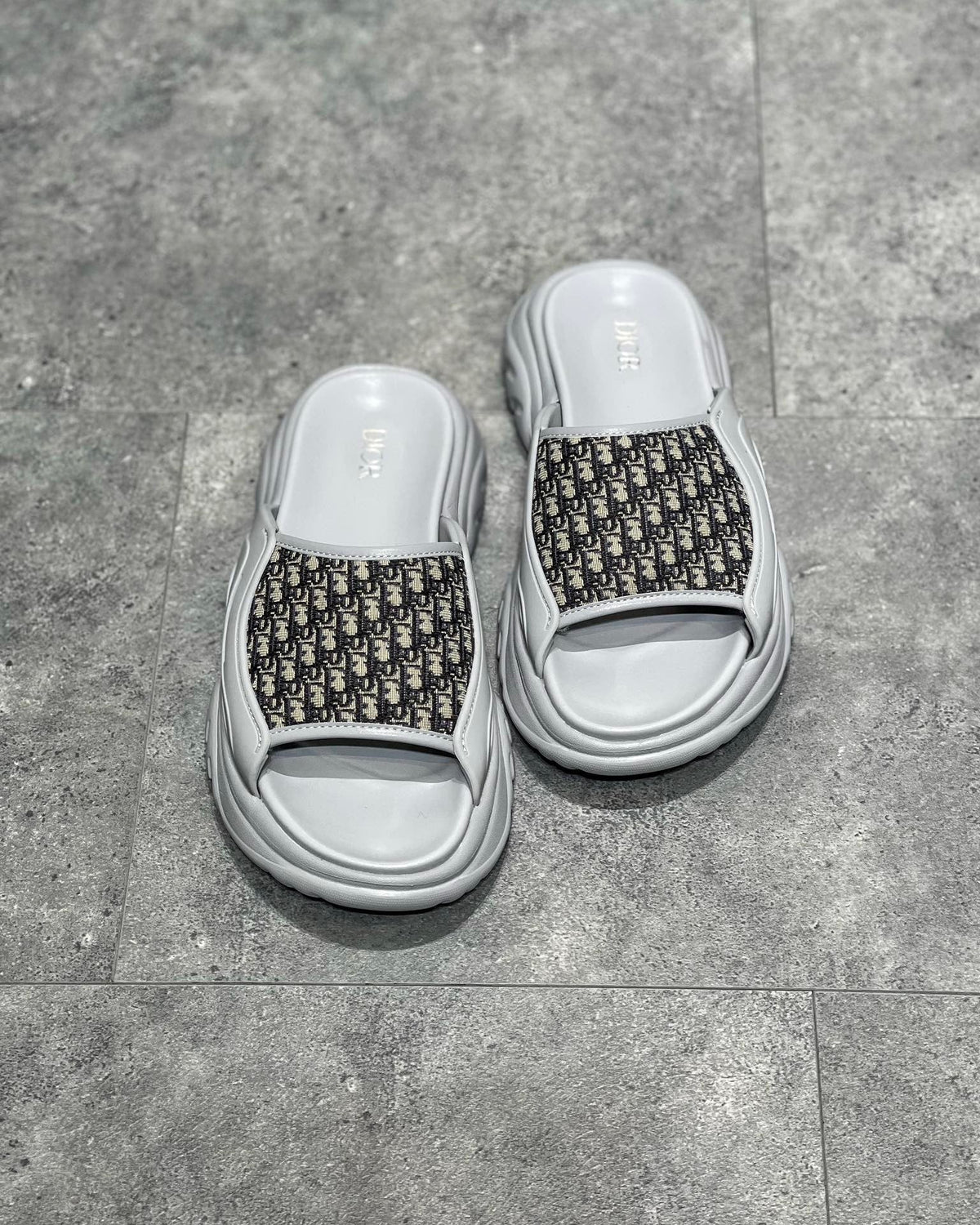 Black and Grey Slides