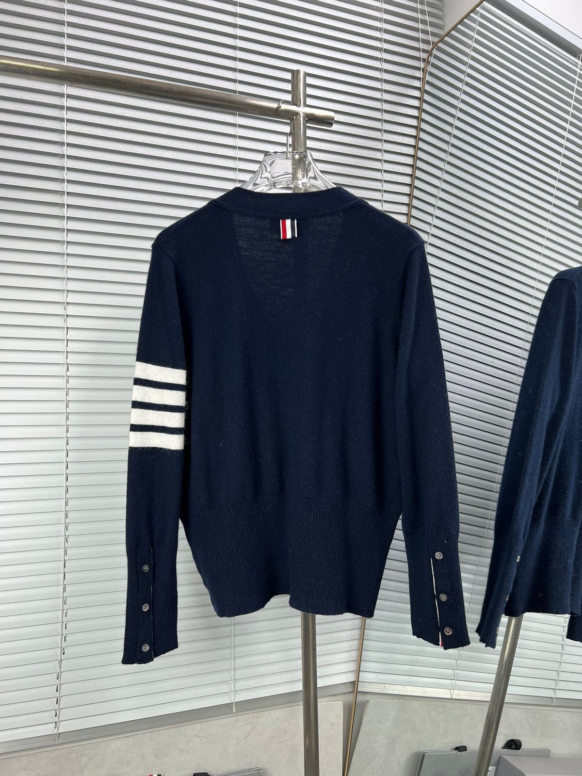 4-Bar Cardigan Navy - Men's