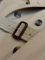 Navy Trench Coat - Men's