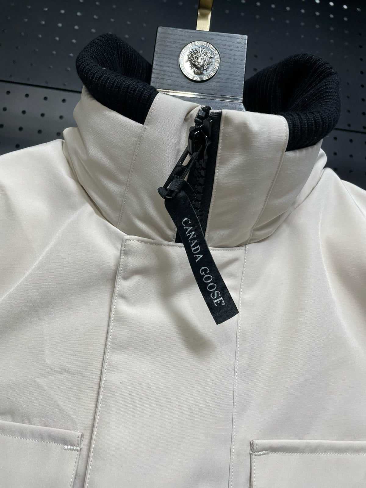 Black Nylon Down Parka - Men's