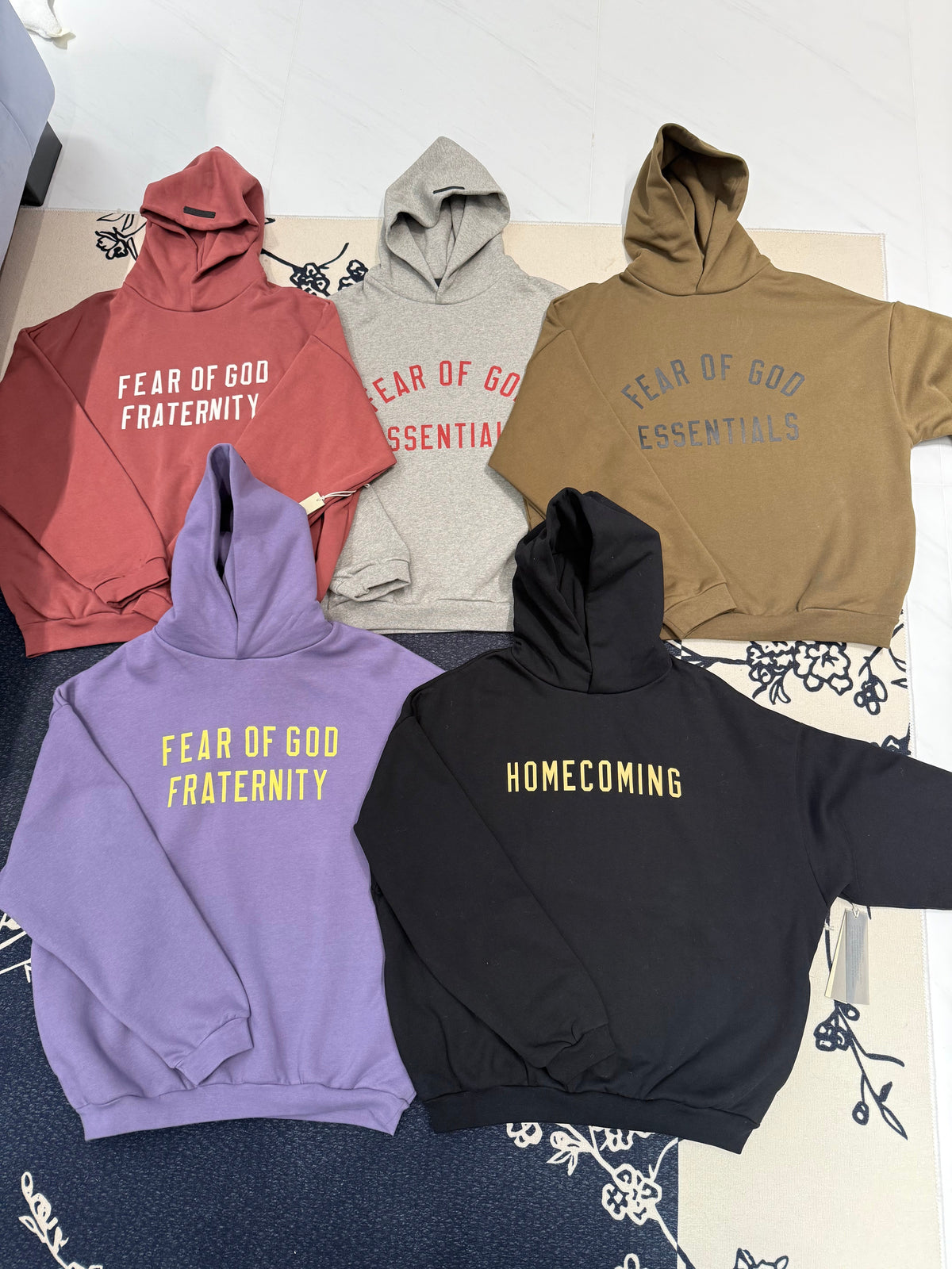 Pink Cotton Chest Text Pullover - Men's