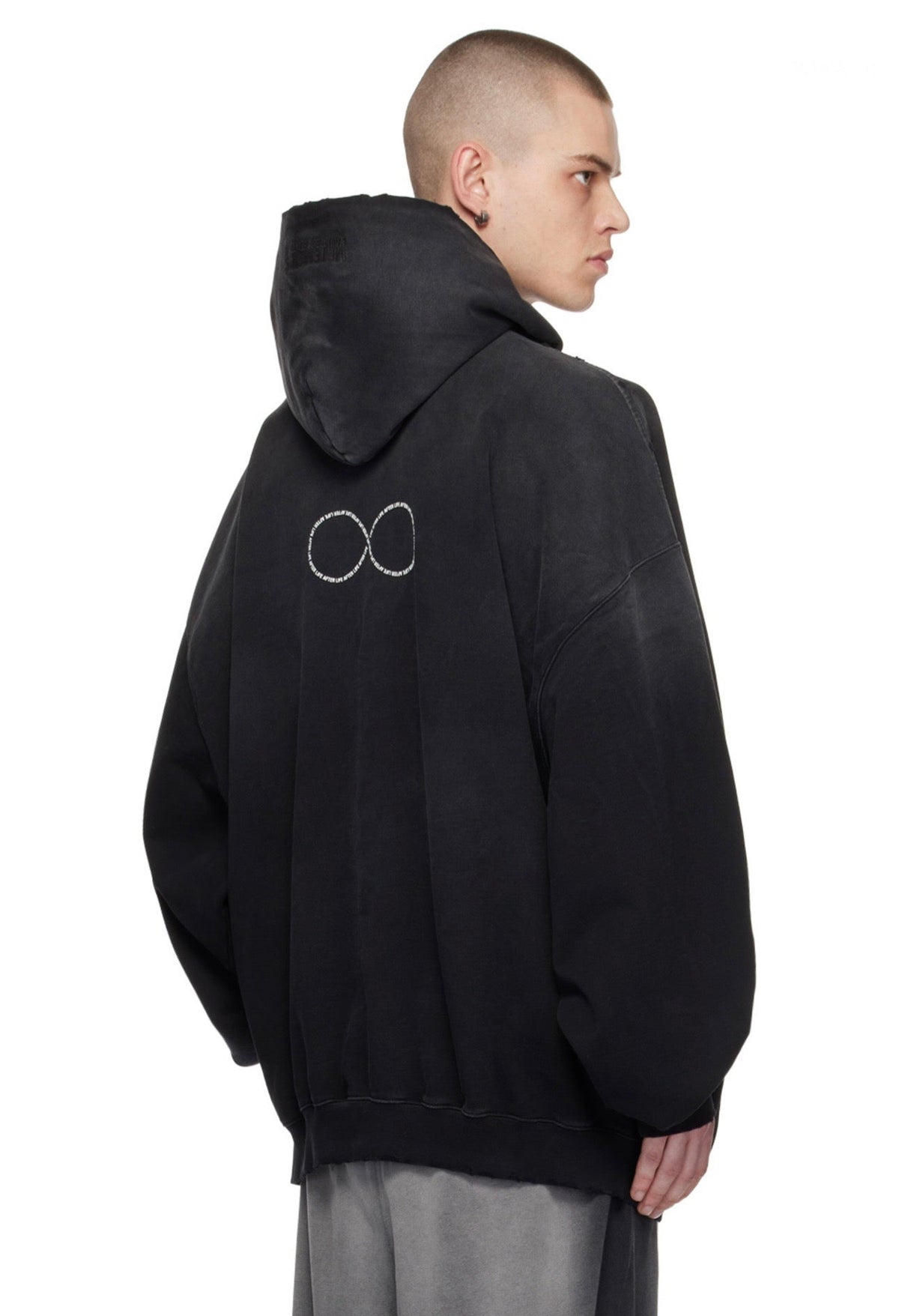Washed Infinity Graphic Hoodie - Men's