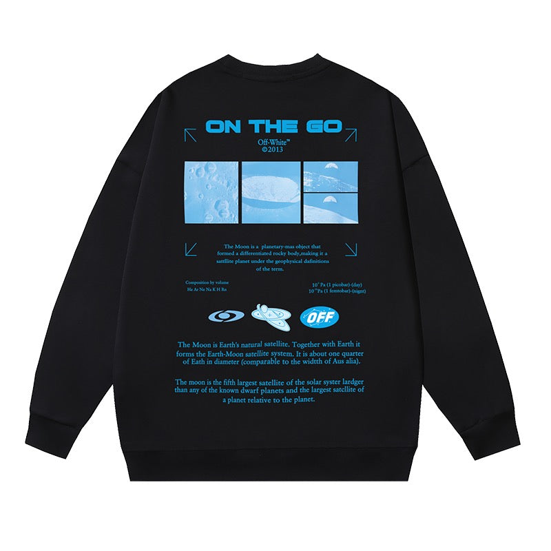 Moon On The Go Print Sweatshirt - Men's
