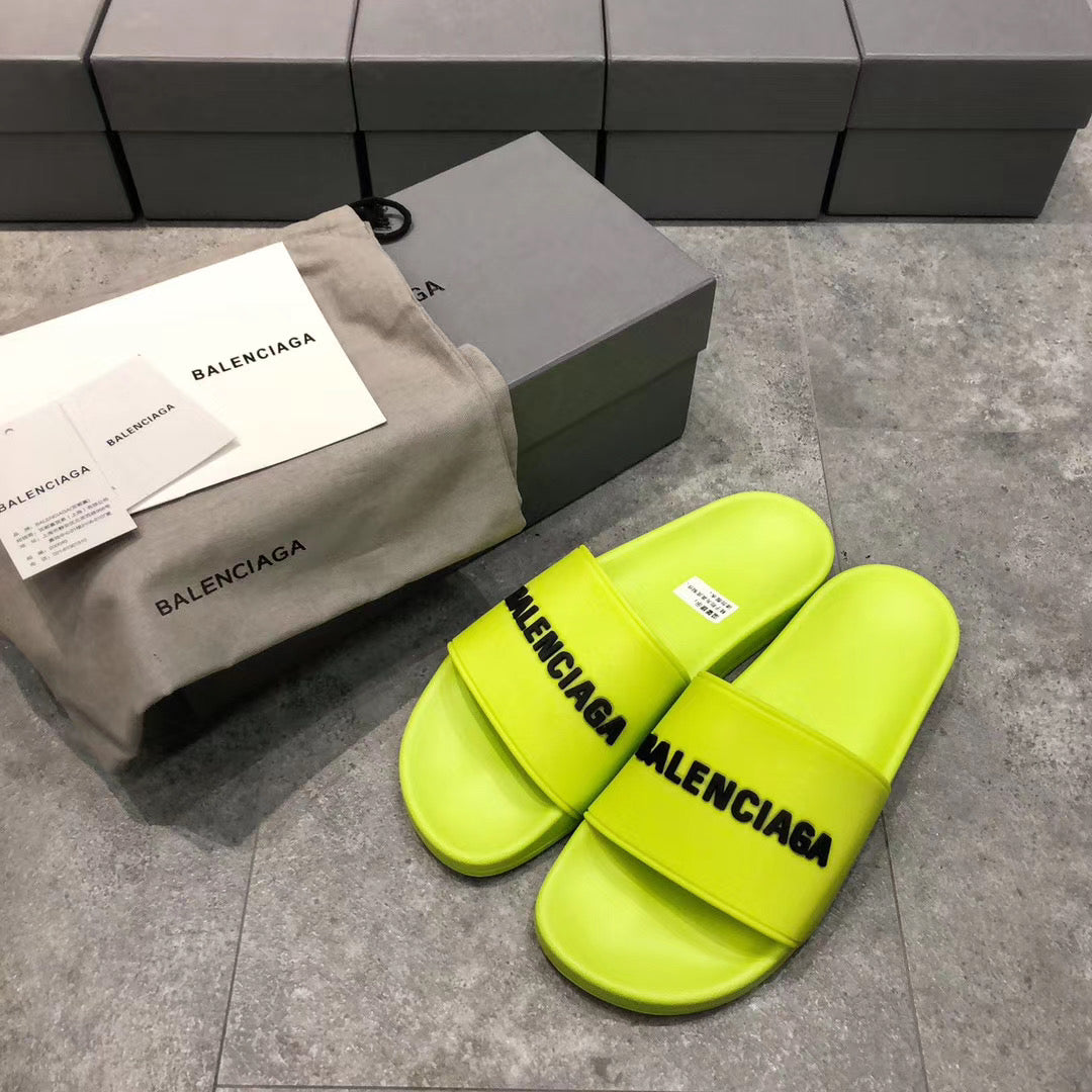 Neon Yellow Slides