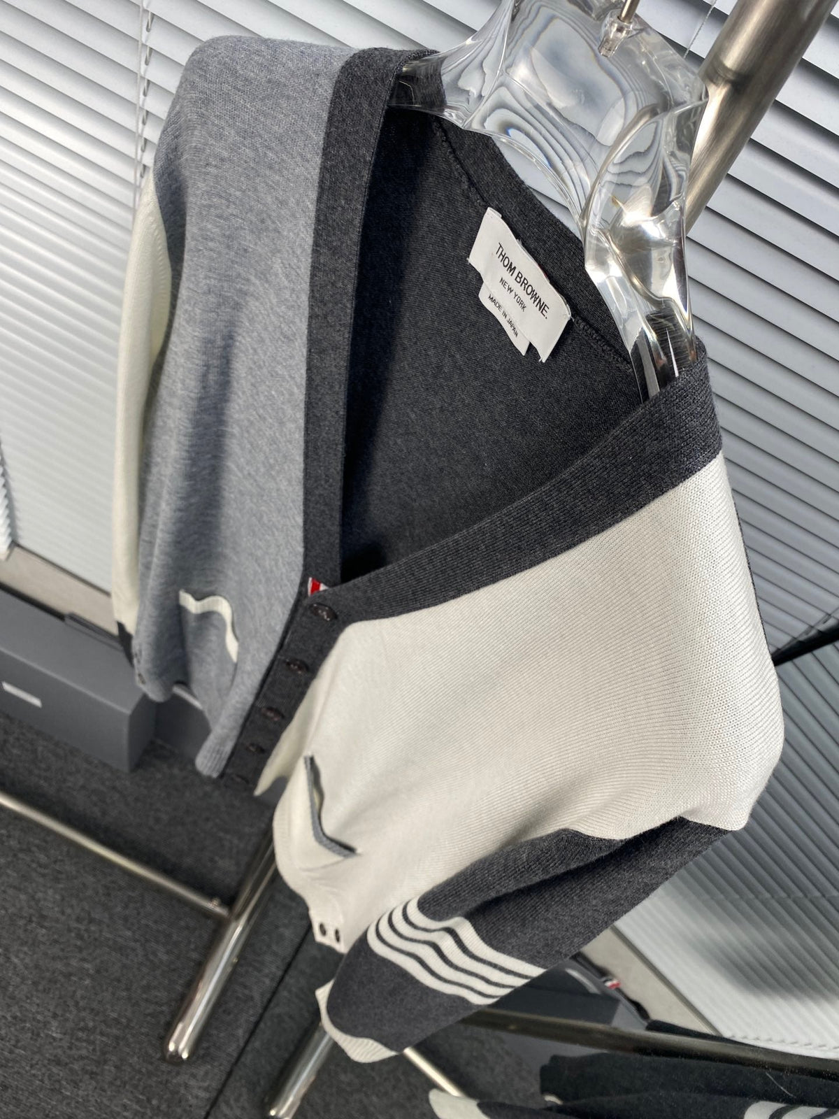 4-Bar Colourblock Cardigan - Men's