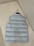 Blue Nylon Quilted Gilet - Men's
