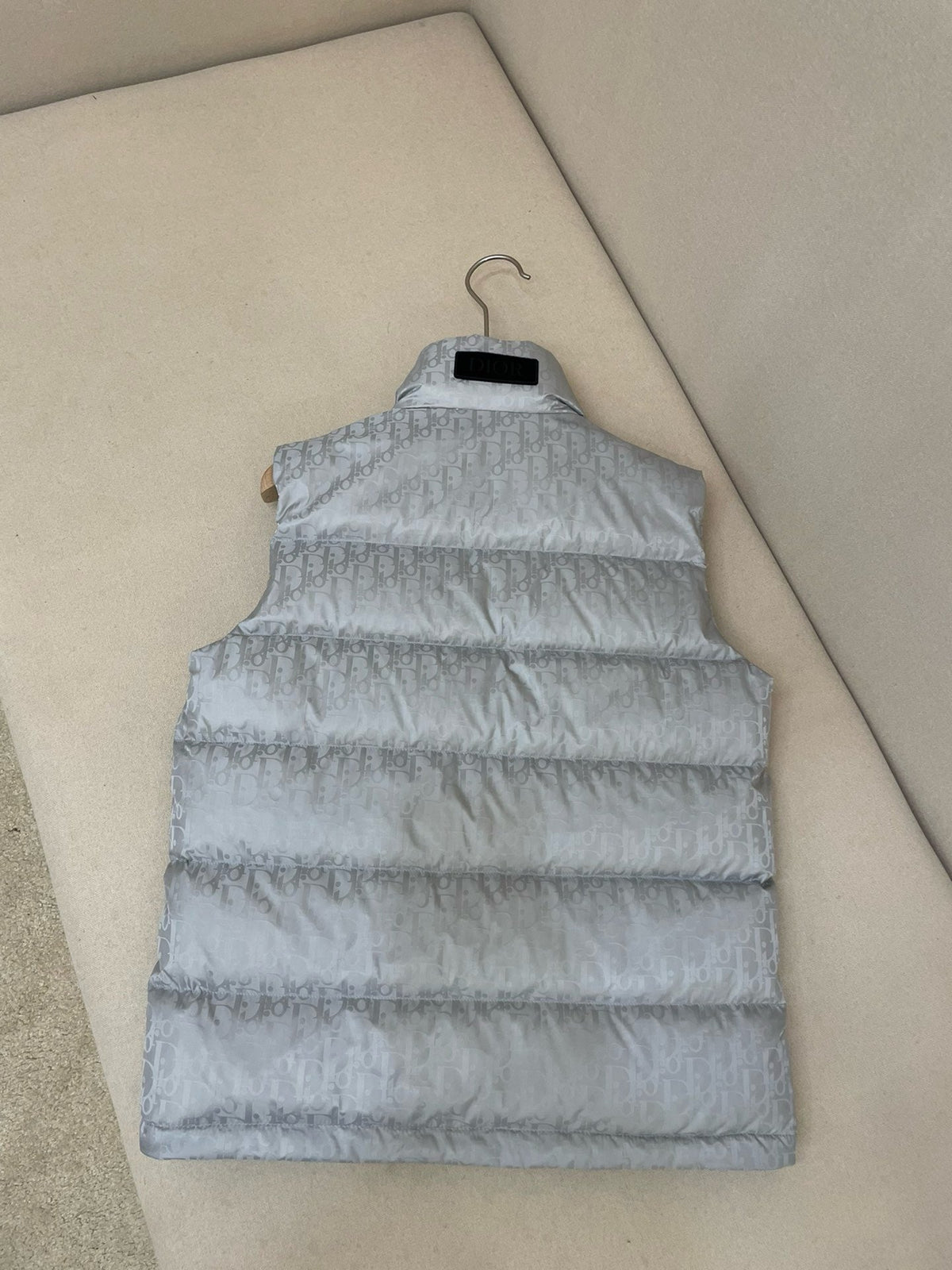 Blue Nylon Quilted Gilet - Men's