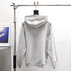 Grey Cotton Web Graphic Pullover - Men's