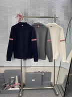 RWB Stripe Cardigan Navy - Men's