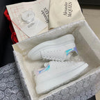 Oversized Iridescent Tab Sneakers