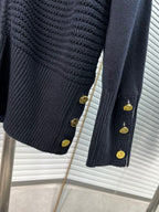 Grey Knit Cardigan - Men's