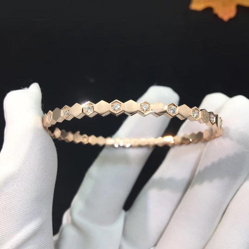 Bee Love Rose Gold Diamond Bracelet – LUX VERSE Luxury Designer Fashion Outlet
