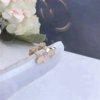 Bee Love Rose Gold Diamond Earrings – LUX VERSE Luxury Designer Fashion Outlet