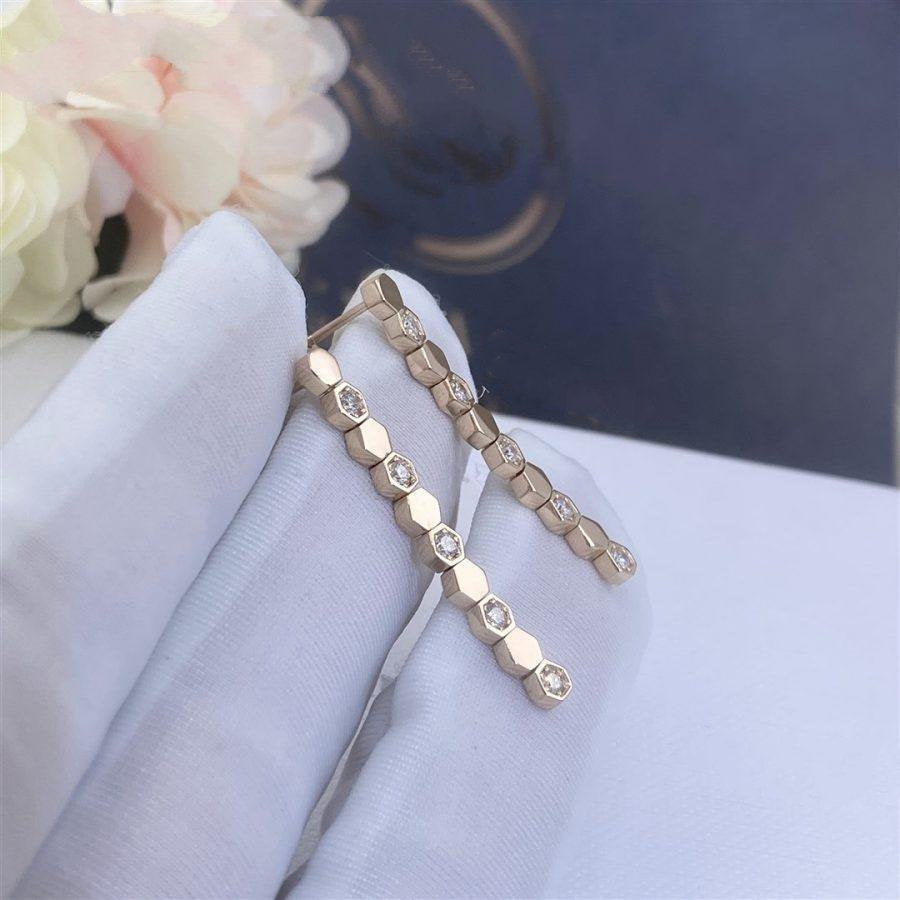 Bee Love Rose Gold Diamond Long Earrings – LUX VERSE Luxury Designer Fashion Outlet