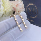 Bee Love Rose Gold Diamond Long Earrings – LUX VERSE Luxury Designer Fashion Outlet
