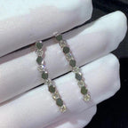 Bee Love Silver Diamond Long Earrings – LUX VERSE Luxury Designer Fashion Outlet