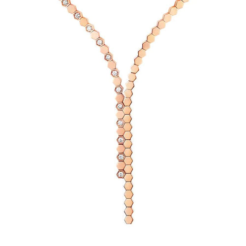 Bee Love Necklace Rose Gold Diamond – LUX VERSE Luxury Designer Fashion Outlet