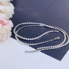 Bee Love Silver Diamond Necklace – LUX VERSE Luxury Designer Fashion Outlet