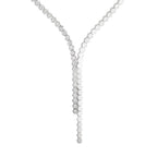 Bee Love Silver Diamond Necklace – LUX VERSE Luxury Designer Fashion Outlet