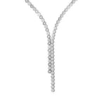 Bee Love Necklace Silver Diamond – LUX VERSE Luxury Designer Fashion Outlet