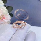 Bee Love Ring Rose Gold Diamond – LUX VERSE Luxury Designer Fashion Outlet