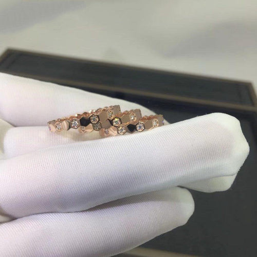 Bee Love Ring Rose Gold Diamond – LUX VERSE Luxury Designer Fashion Outlet