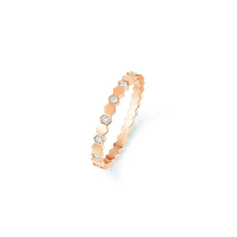 Bee Love Ring Rose Gold Diamond – LUX VERSE Luxury Designer Fashion Outlet